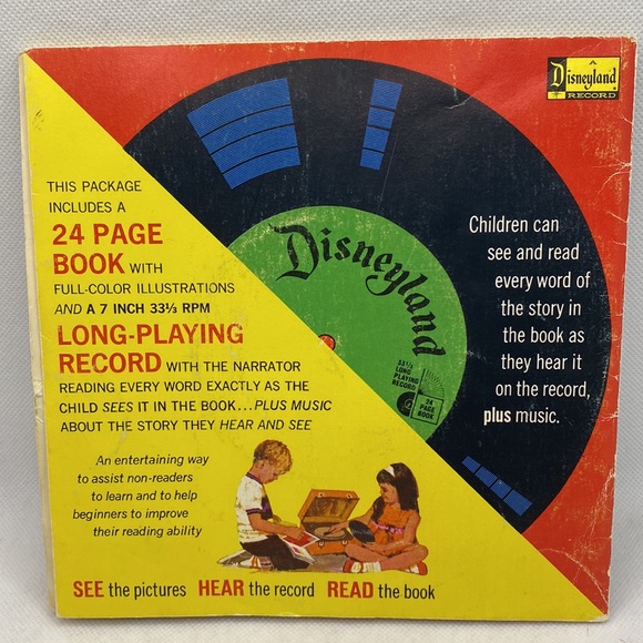 Disneyland The Story of Rapunzel Children’s Book and Vinyl Record 1970 - Picture 13 of 16